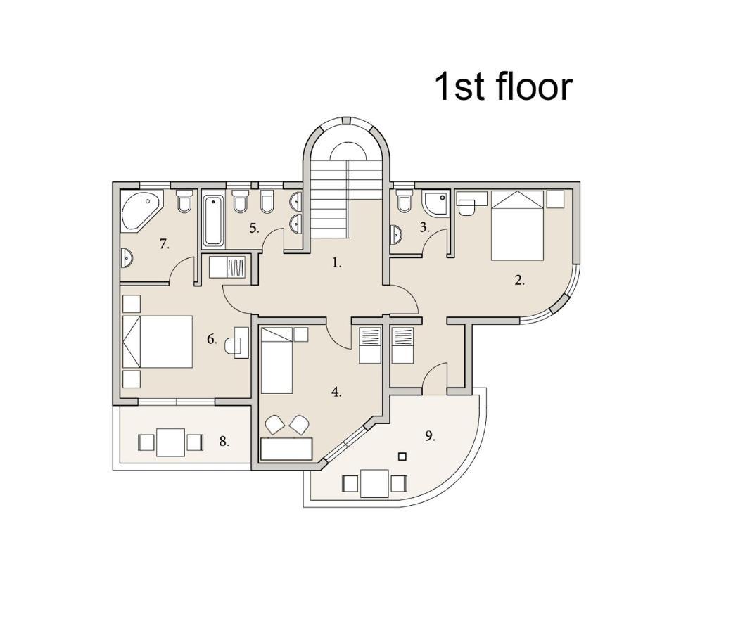 Villa Rossa Utjeha Kültér fotó